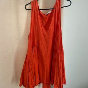 Free People On My Mind Mini Dress - Size S - Orange